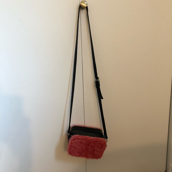 Sandro faux fur and leather purse - Picture 5 of 6